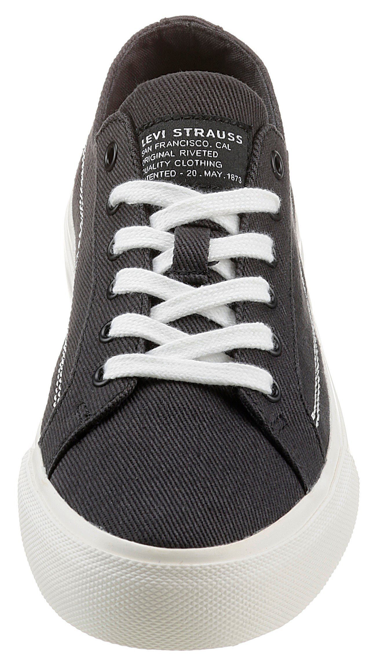 Levi's® DECON mit S Plateausneaker Kontrastnähten schwarz LACE