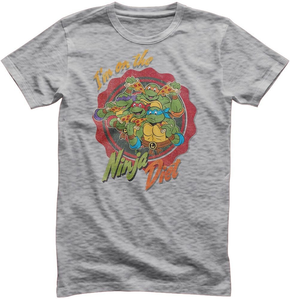 Teenage Mutant Ninja Turtles T-Shirt On The Pizza Diet T-Shirt