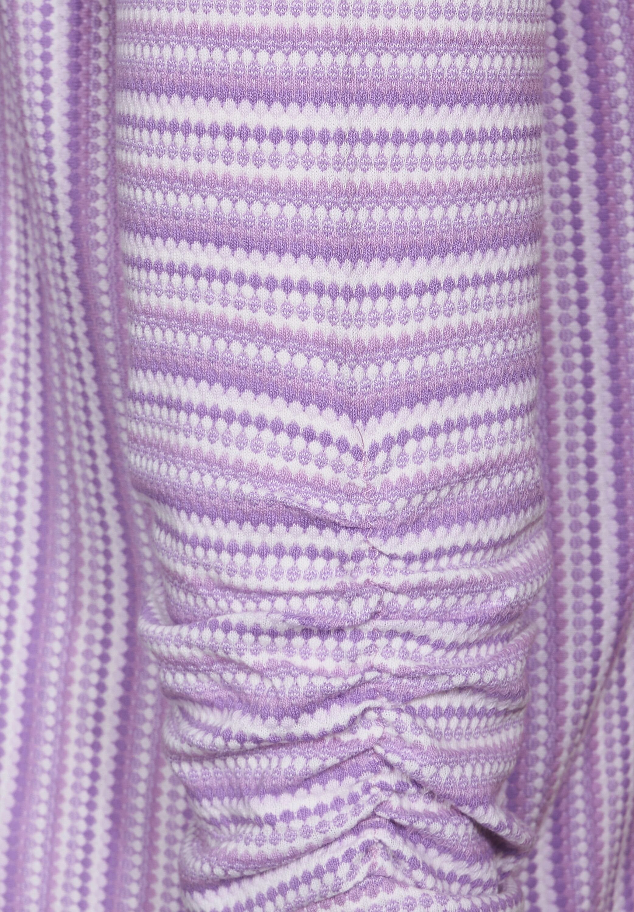 3/4-Arm-Shirt soft pure ONE lilac mit U-Boot-Ausschnitt STREET