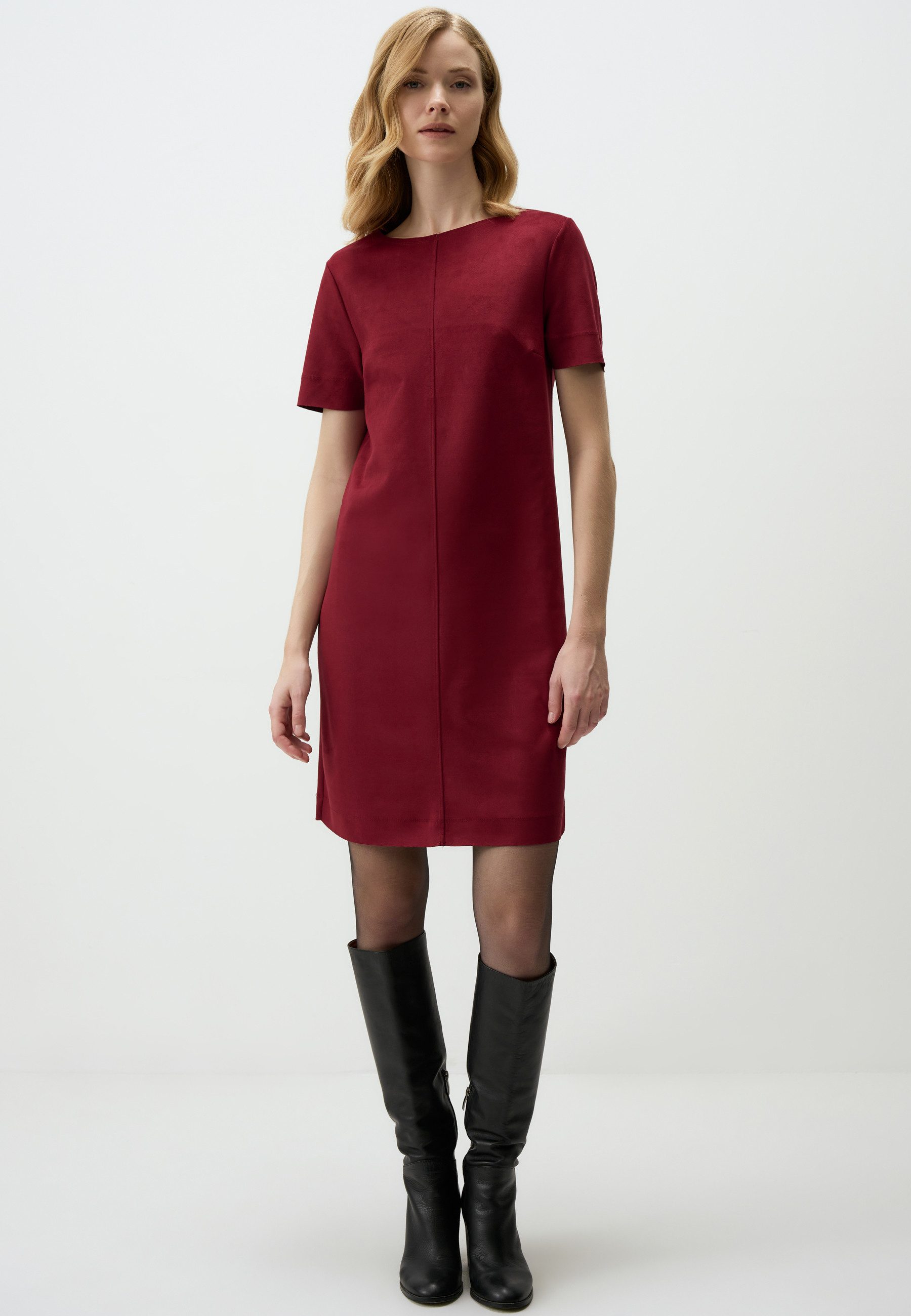 Jimmy Key Minikleid Rundhalsausschnitt Kurzärmlig Minikleid günstig online kaufen
