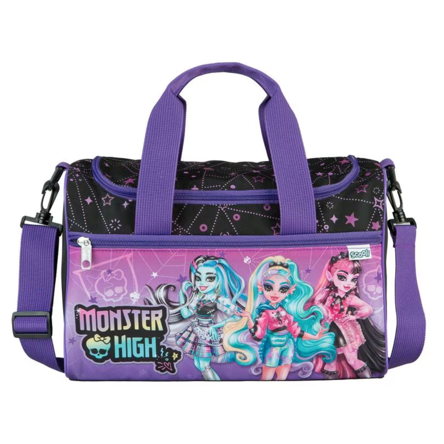 Monster High Sporttasche Tasche – Sporttasche und Trainingstasche für Schule und Sport
