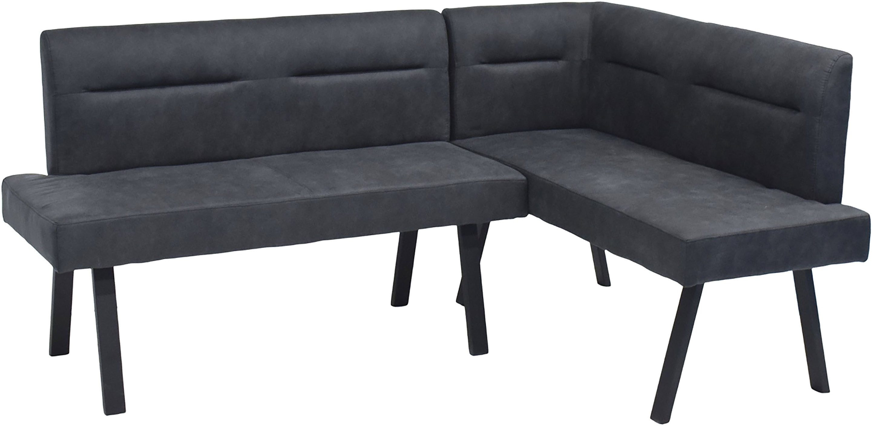 byLIVING Eckbank MONTREAL, Microfaser, bis 330 kg, Taschenfederkern, Ziernaht im Rücken