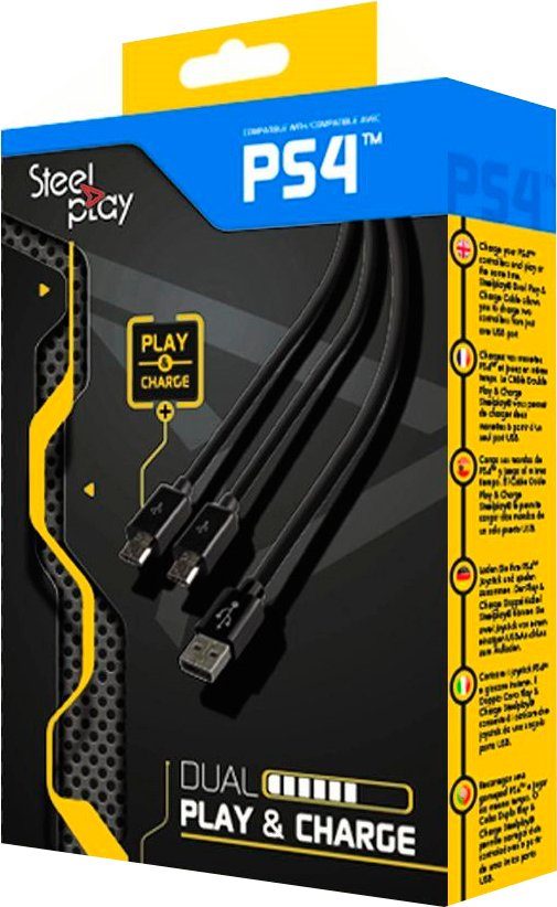 Steelplay Dual Play USB-Kabel, USB 3.0 Typ A, USB Micro-B, USB Typ A, (300 cm)