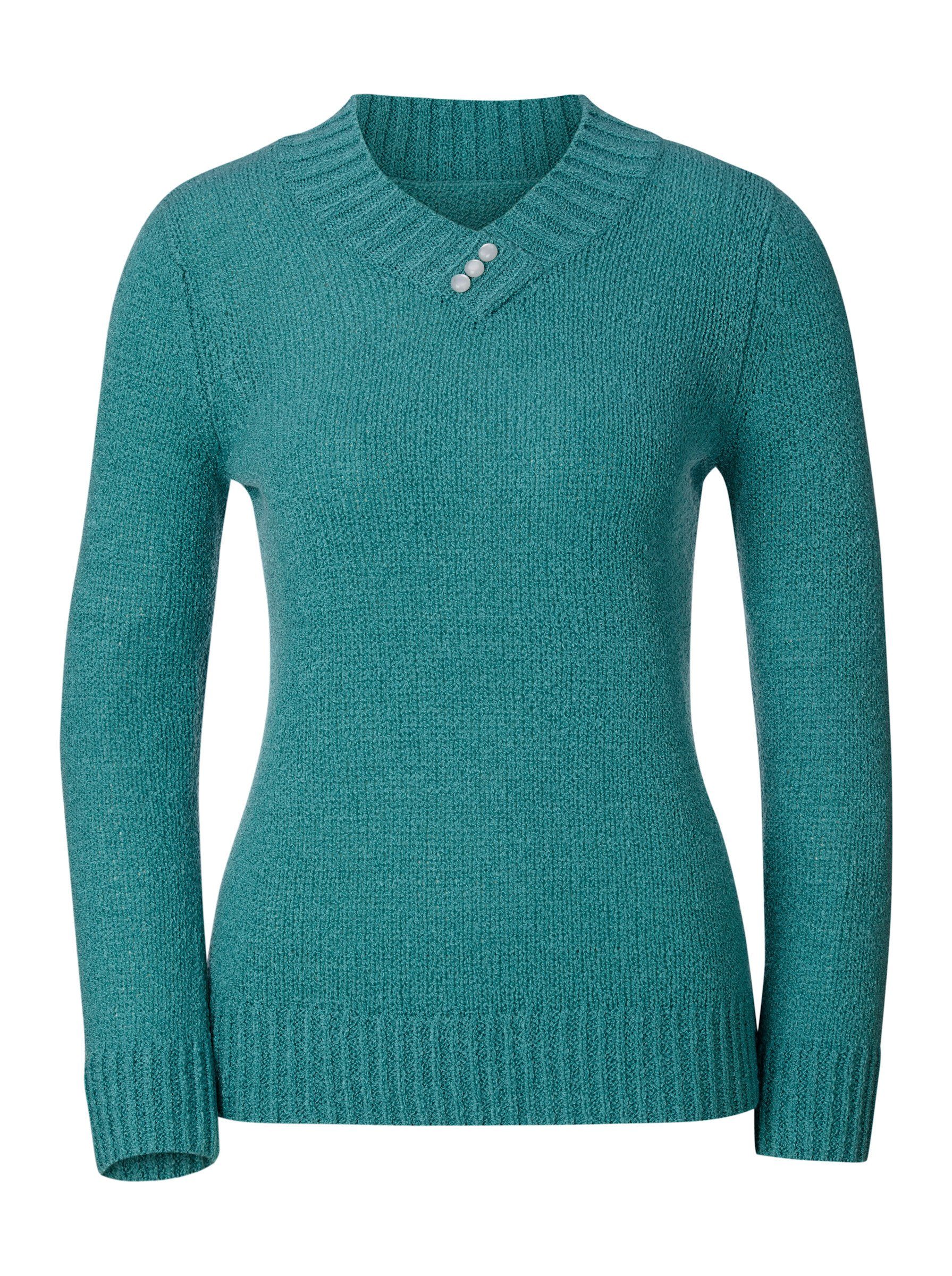 Witt Strickpullover V-Ausschnitt-Pullover . günstig online kaufen