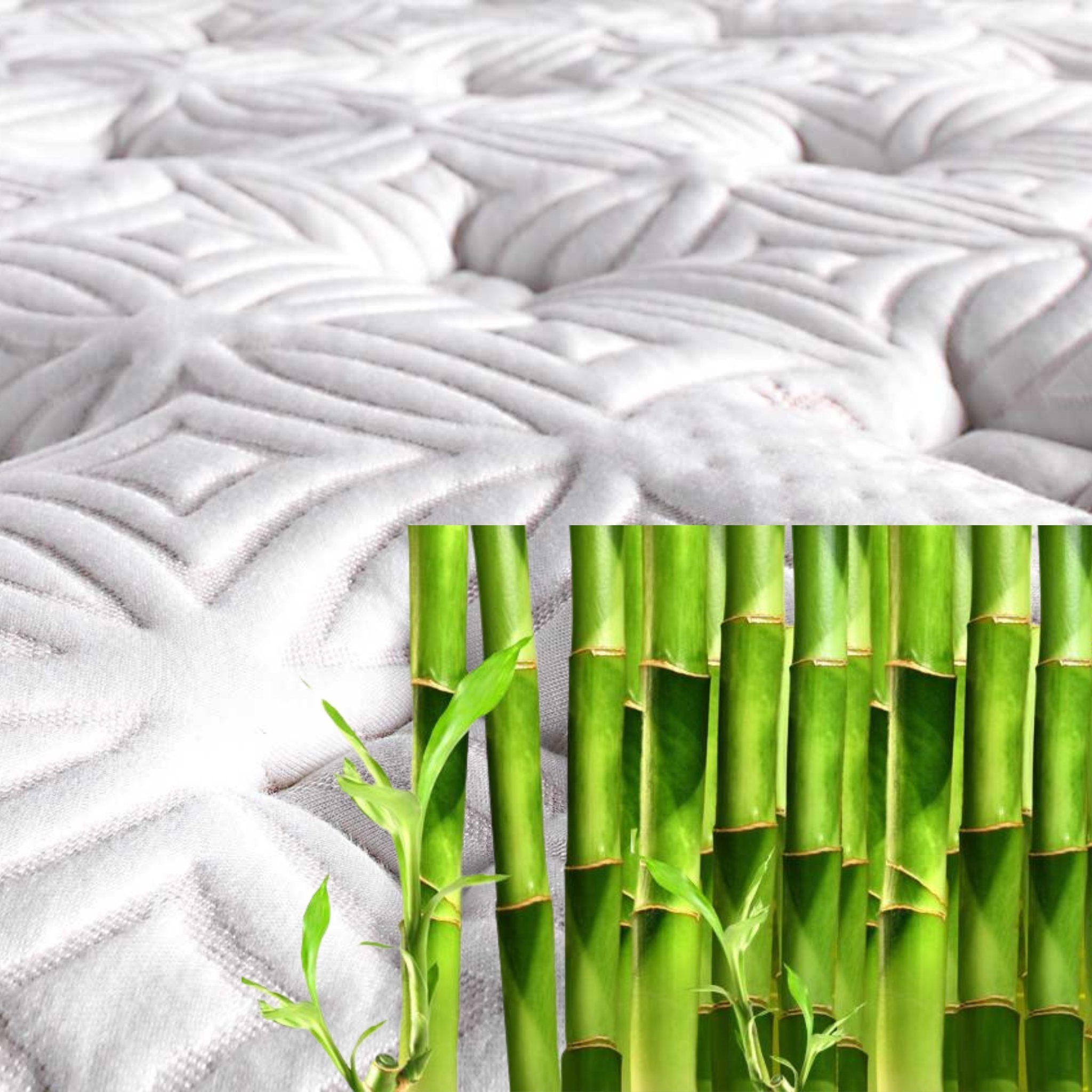 Taschenfederkernmatratze 7 Schichten Matratze 140x200 - 180x200 Federkern Bamboo Sleep, Bambi