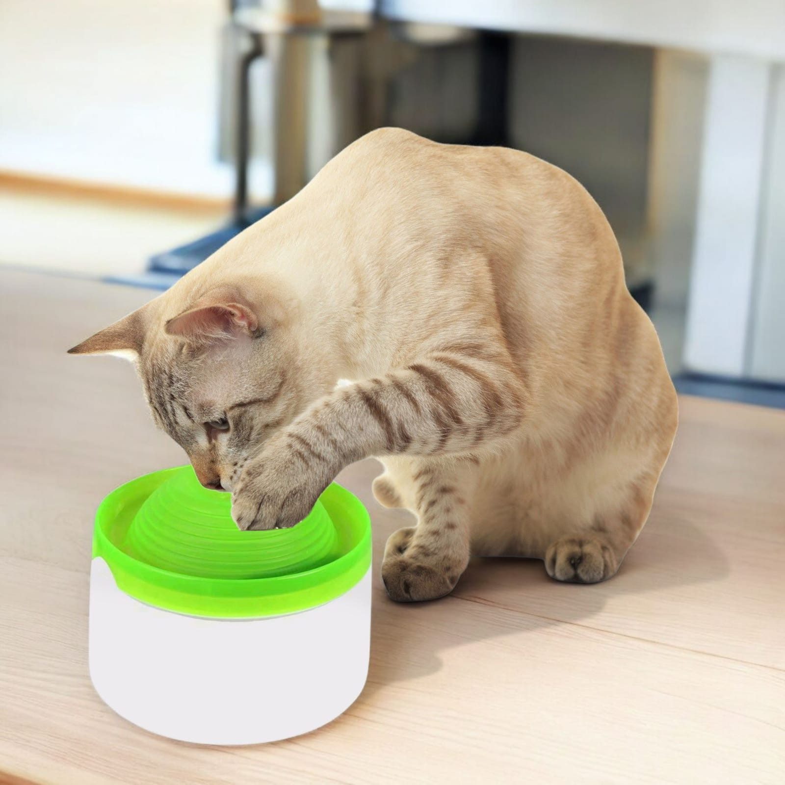 KEINerlei® Katzen-Futterspender Trinkbrunnen für Katzen 1,5 L Automatisch Haustiere Katzenbrunnen