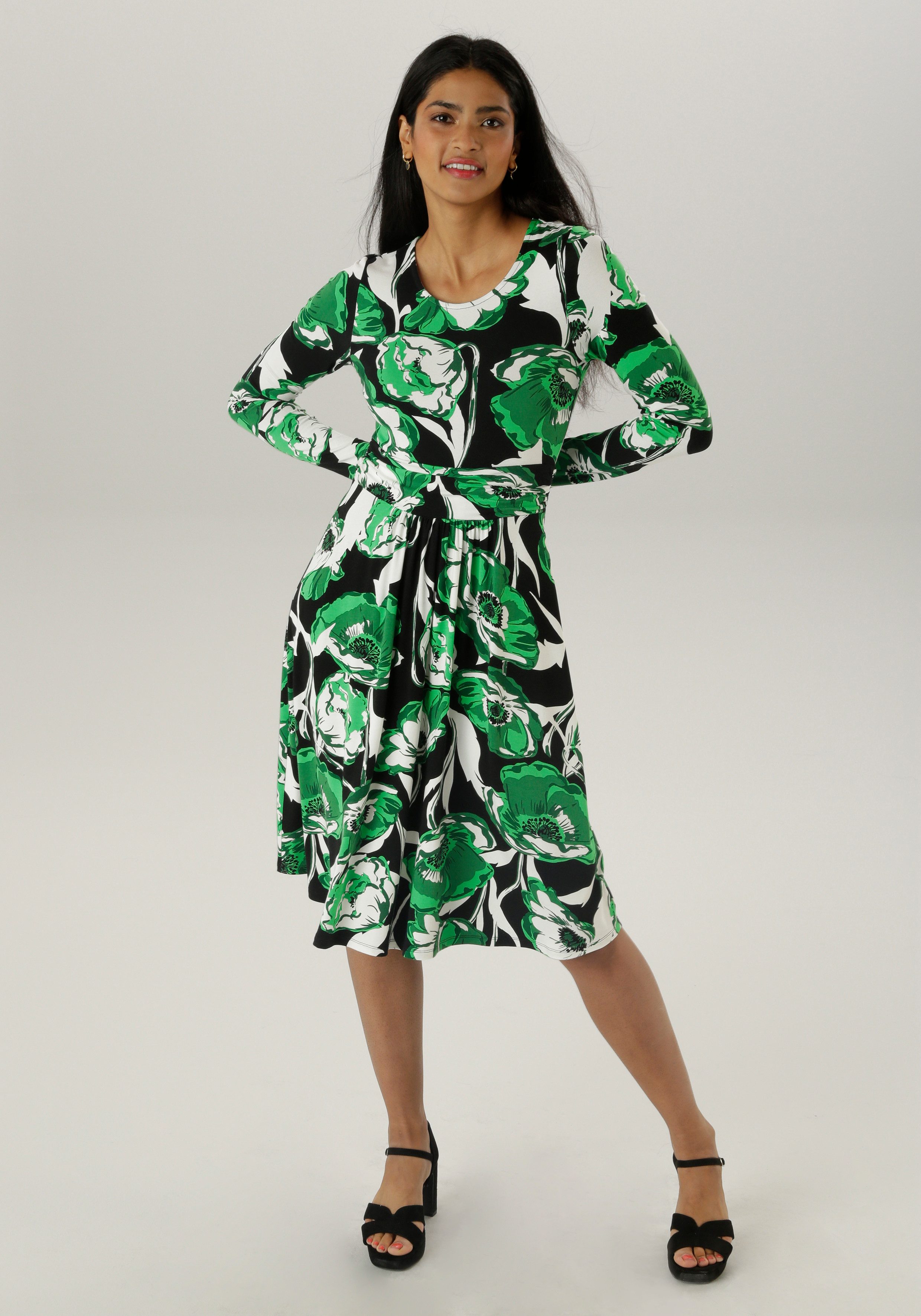Aniston SELECTED Jerseykleid mit floralem Druck günstig online kaufen
