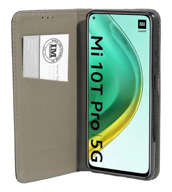 cofi1453 Handyhülle cofi1453® Buch Tasche "Smart" kompatibel mit XIAOMI Mi 10T Handy Hülle Etui Brieftasche Schutzhülle mit Standfunktion, Kartenfach