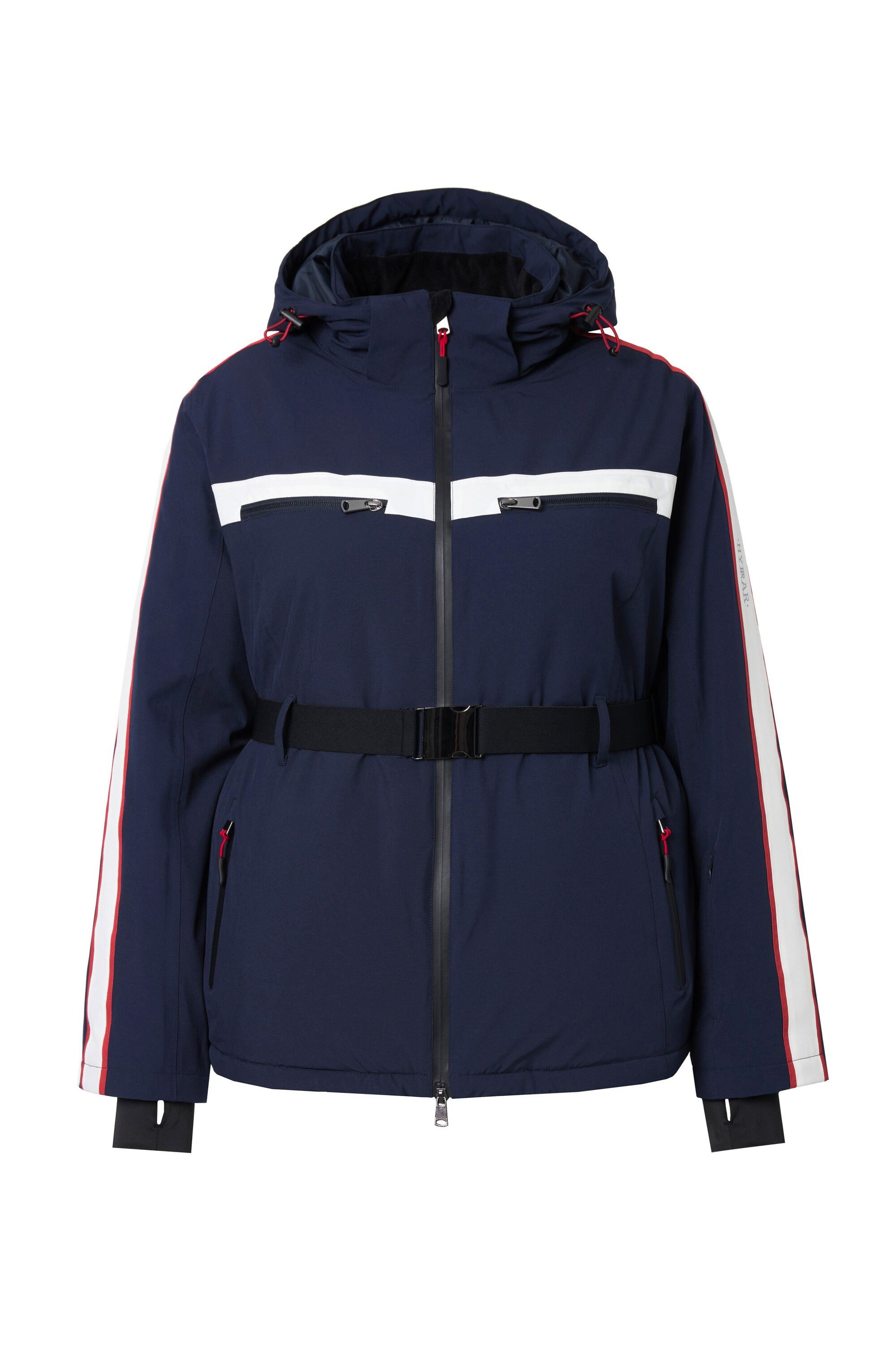 Ulla Popken Funktionsjacke Performance-Jacke wasserdicht 2-Wege-Zipper