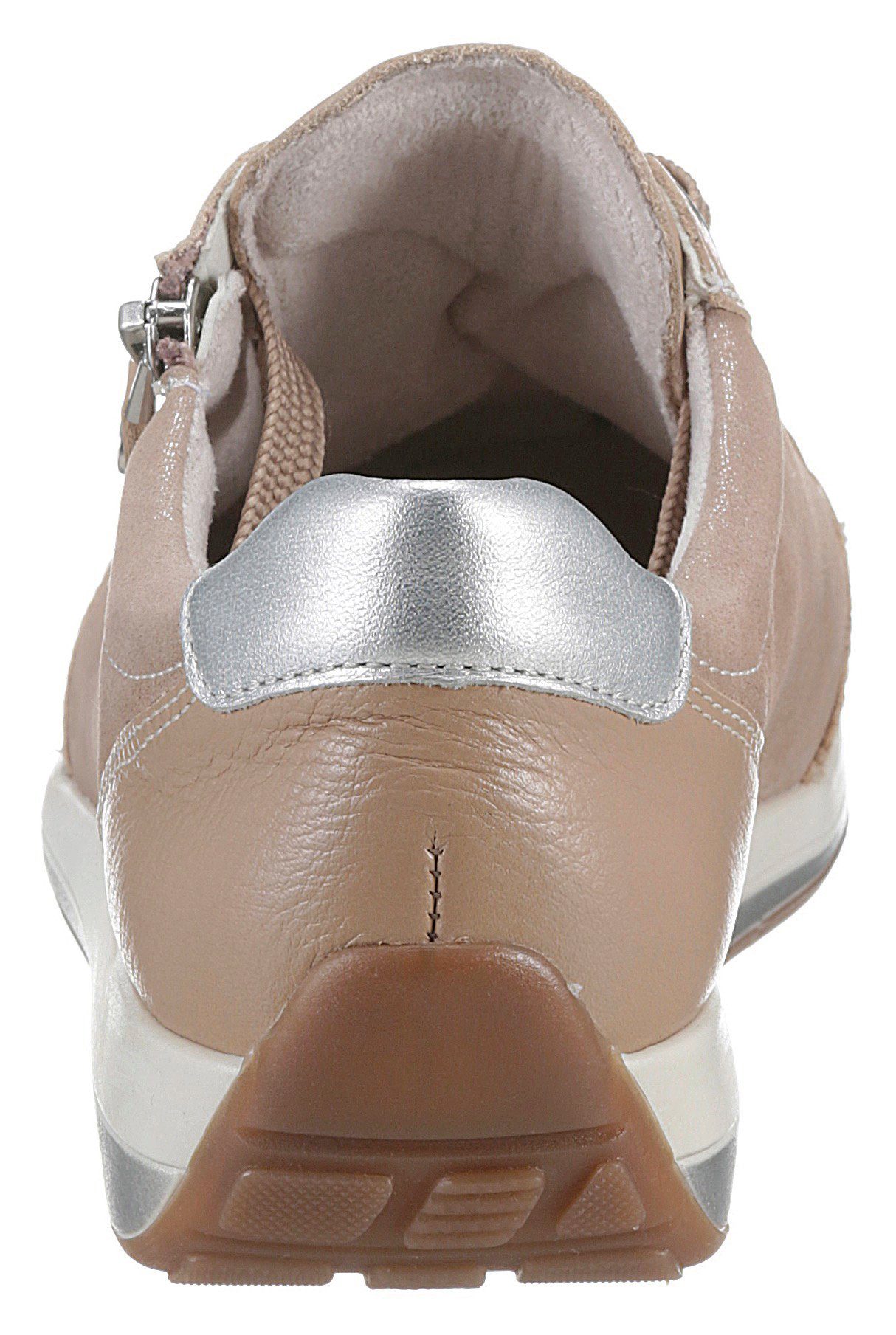 Einlagen G-Weite sand-silberfarben Sneaker OSAKA eigene geeignet, Ara für