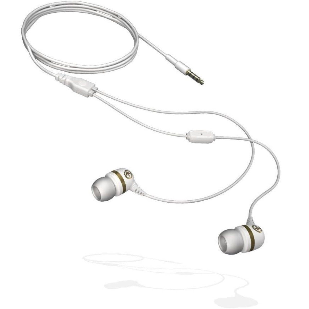 Sumo In-Ear Headset Mikrofon 3,5mm Weiß Headset