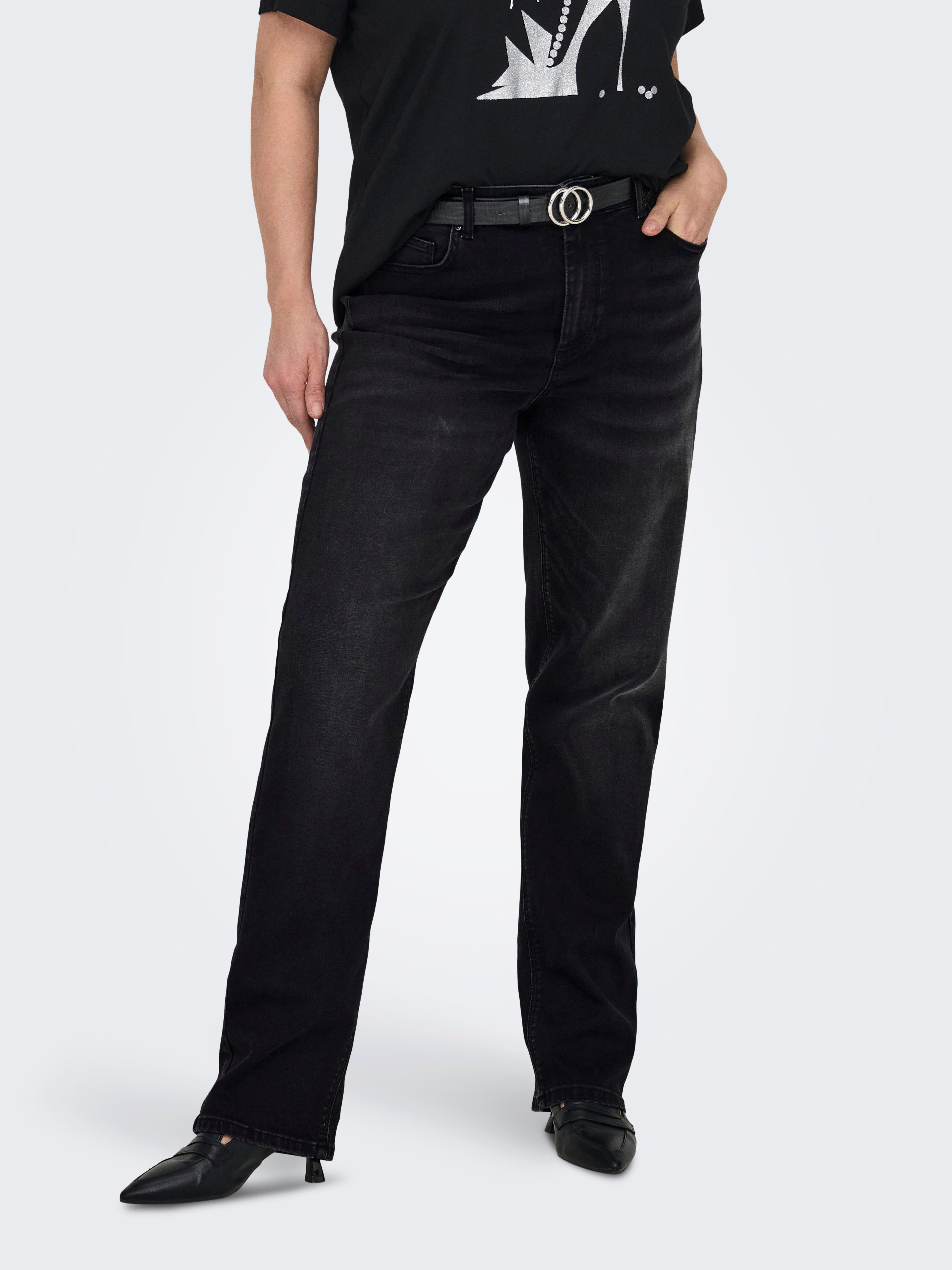 ONLY CARMAKOMA High-waist-Jeans CARWILLY HW STRAIGHT DNM REA1099 NOOS günstig online kaufen