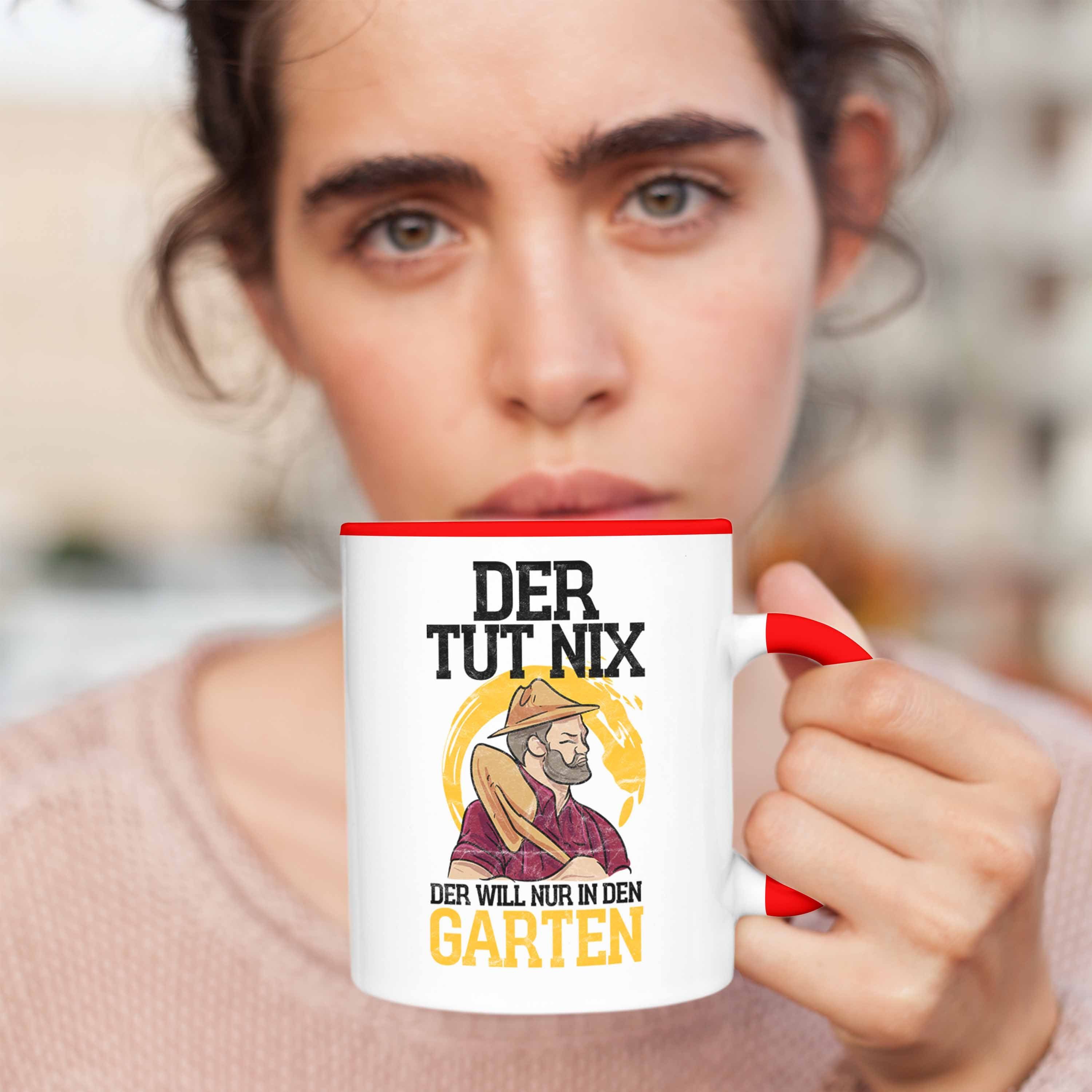 für und Perfektes Lustige für Tasse Trendation Tasse Geschenk Hobby- Rot Landschaft Gärtner