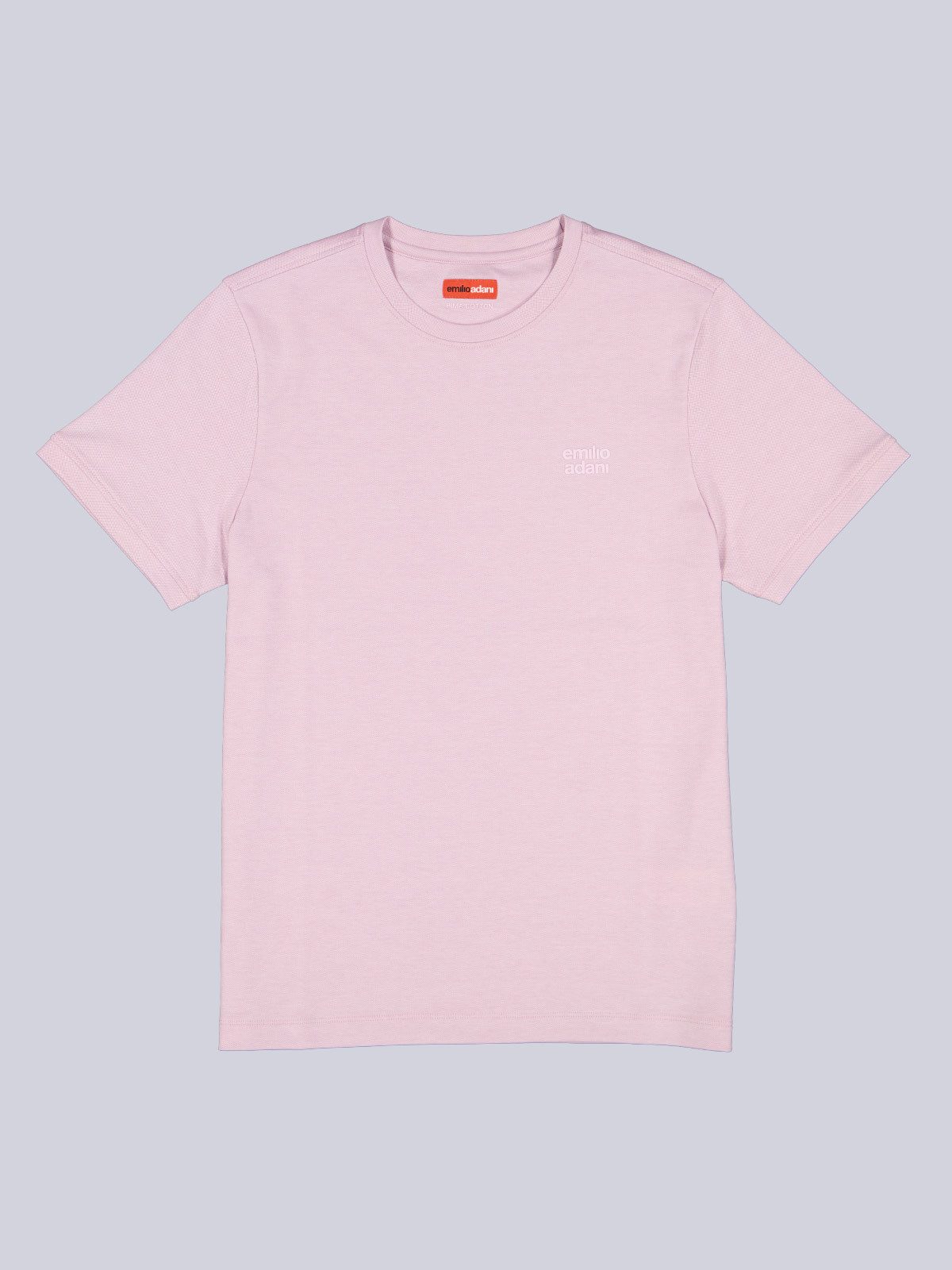 T-Shirt Herren T-Shirt uni, Rosa