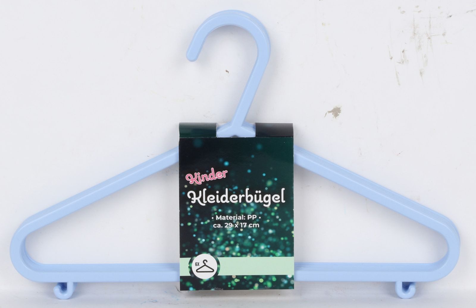BURI Kleiderbügel Kinder Kleiderbügel 6er-Set aus Kunststoff Kinderbügel Babybügel