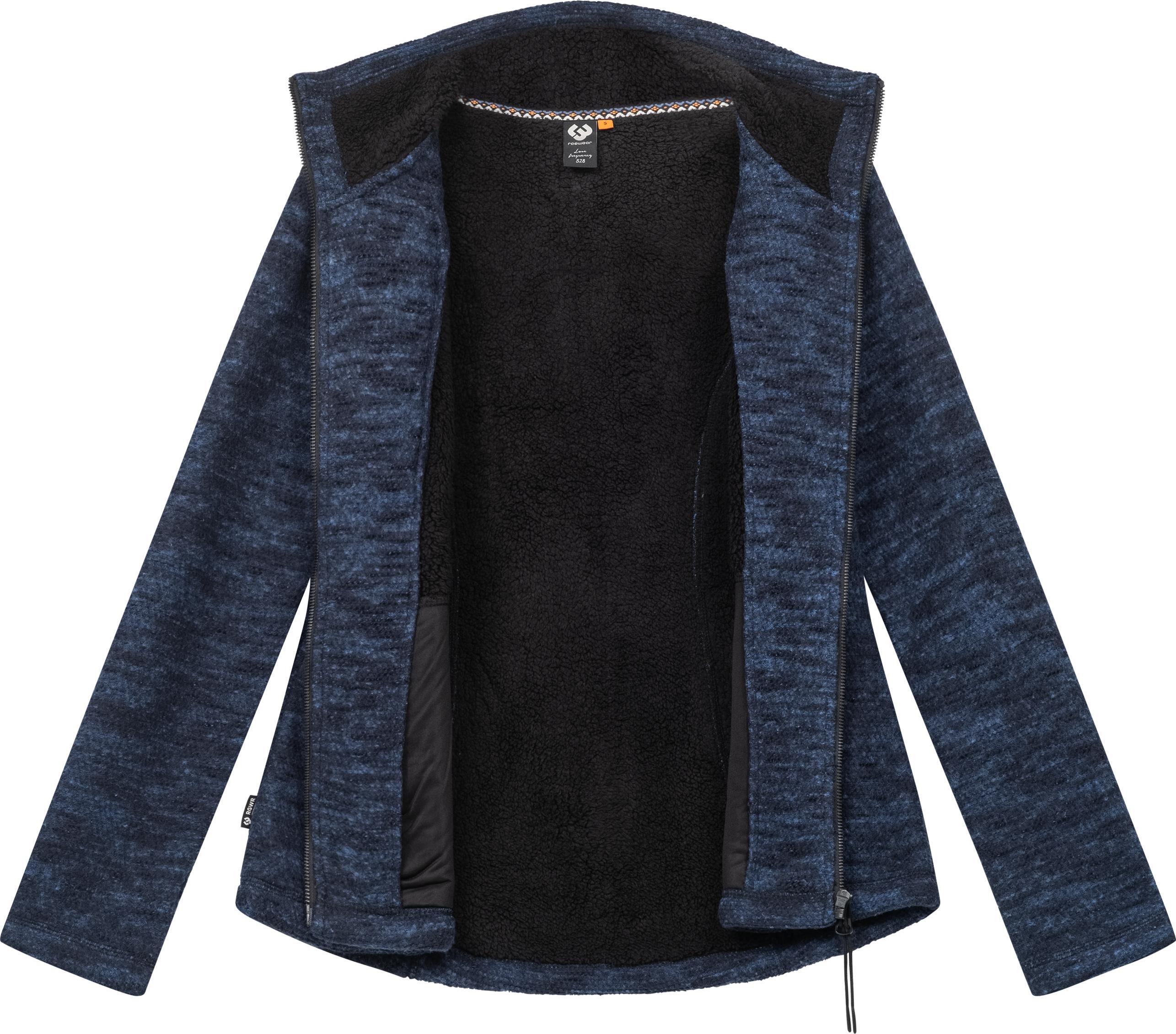 Ragwear Strickjacke Liram Melange Kuschelige Übergangsjacke in Strick-Optik – Bild 5 von 5