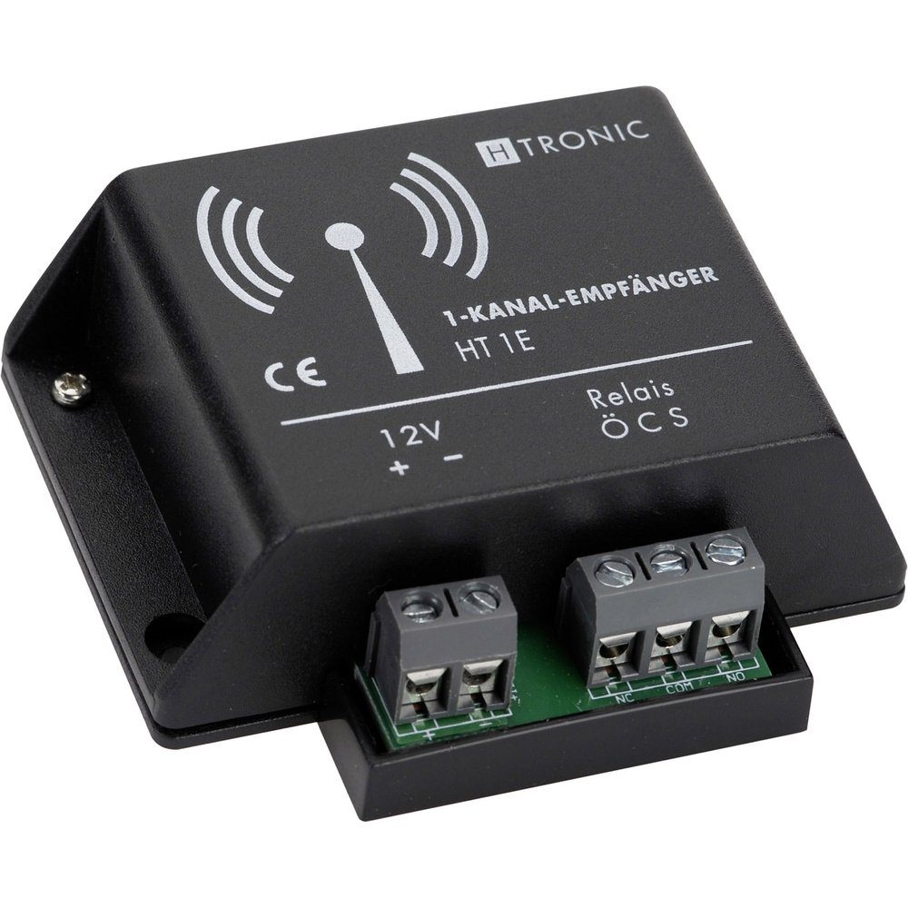 H-Tronic H-Tronic HT1E Funkempfänger 1-Kanal Frequenz 868.35 MHz 12 V/DC Smart-Home-Steuerelement