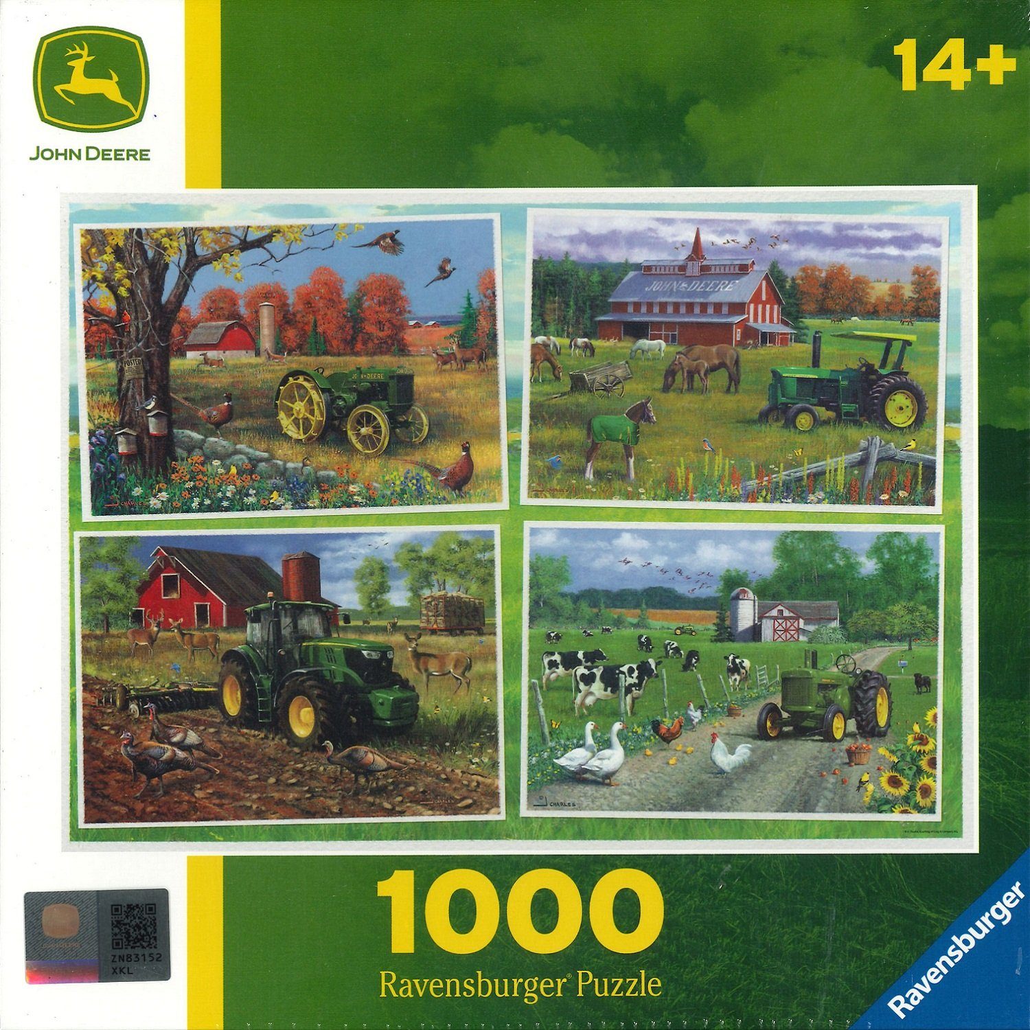 Klassiker, Puzzle John 1000 Teile Ravensburger Puzzle 1000 - Puzzleteile, Ravensburger Deere