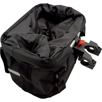 Best Sporting Fahrradtasche, für Lenker, 33 x 25 x 24 cm, Schwarz, mit Schnellverschluss