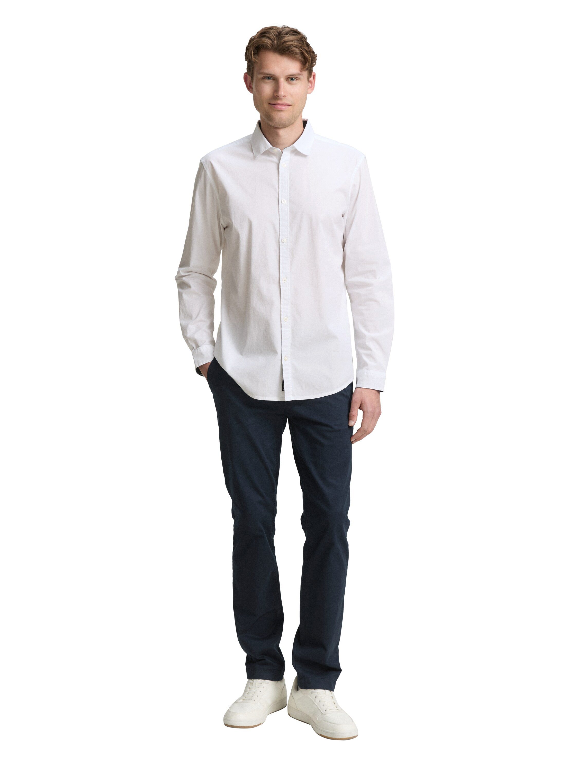 TOM TAILOR Langarmhemd mit Elasthan