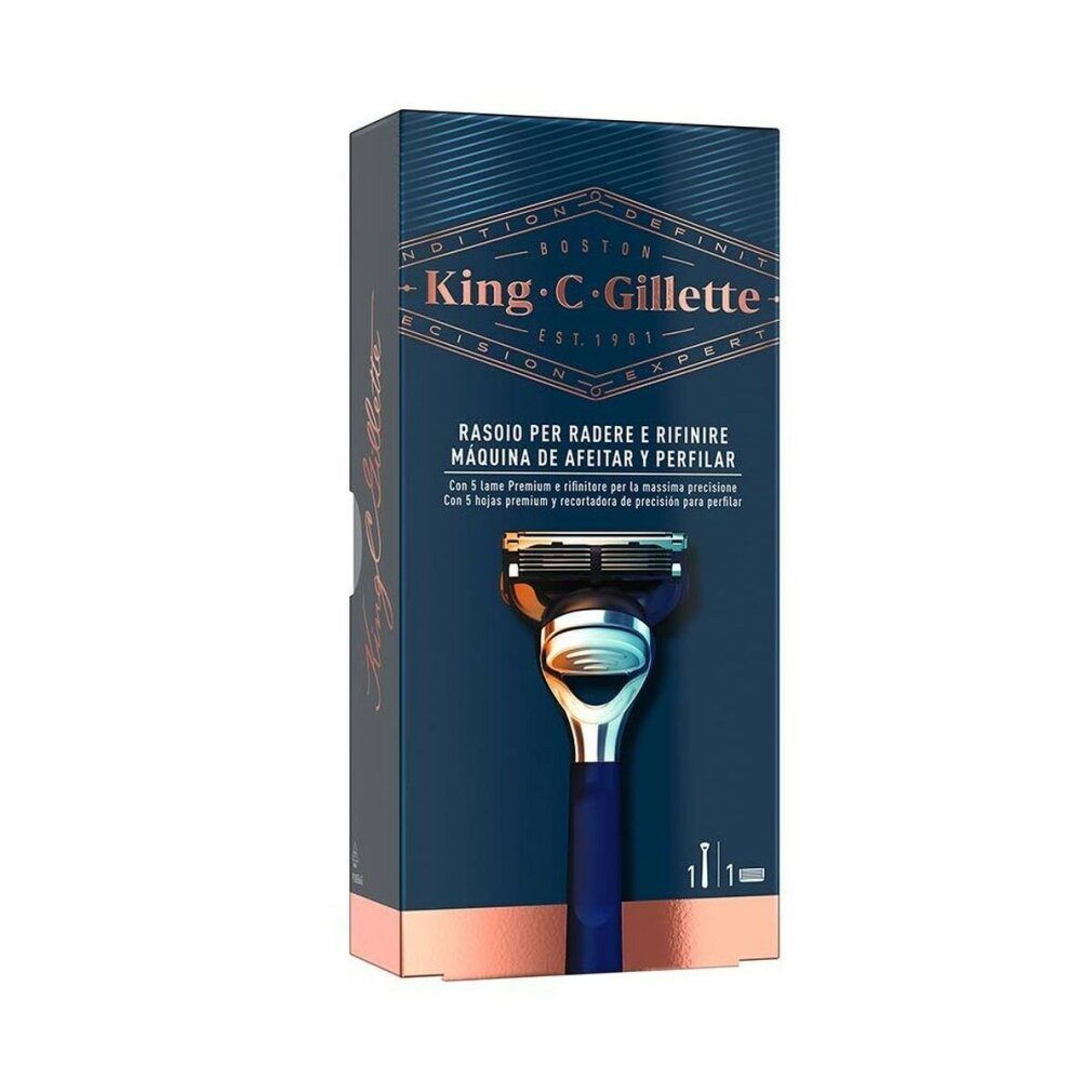 Gillette Rasierklingen King Shaver & Shape Machine