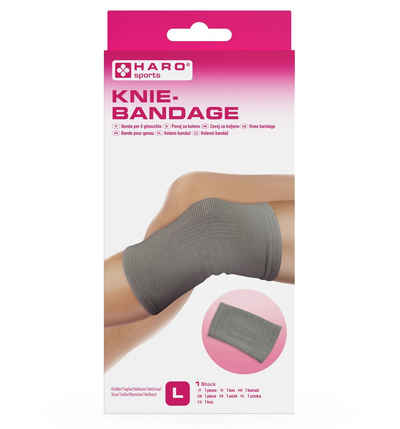 HARO-MC Kniebandage Haro sports Knie-Bandage für Sport, Alltag, für Damen und Herren, stabilisierend