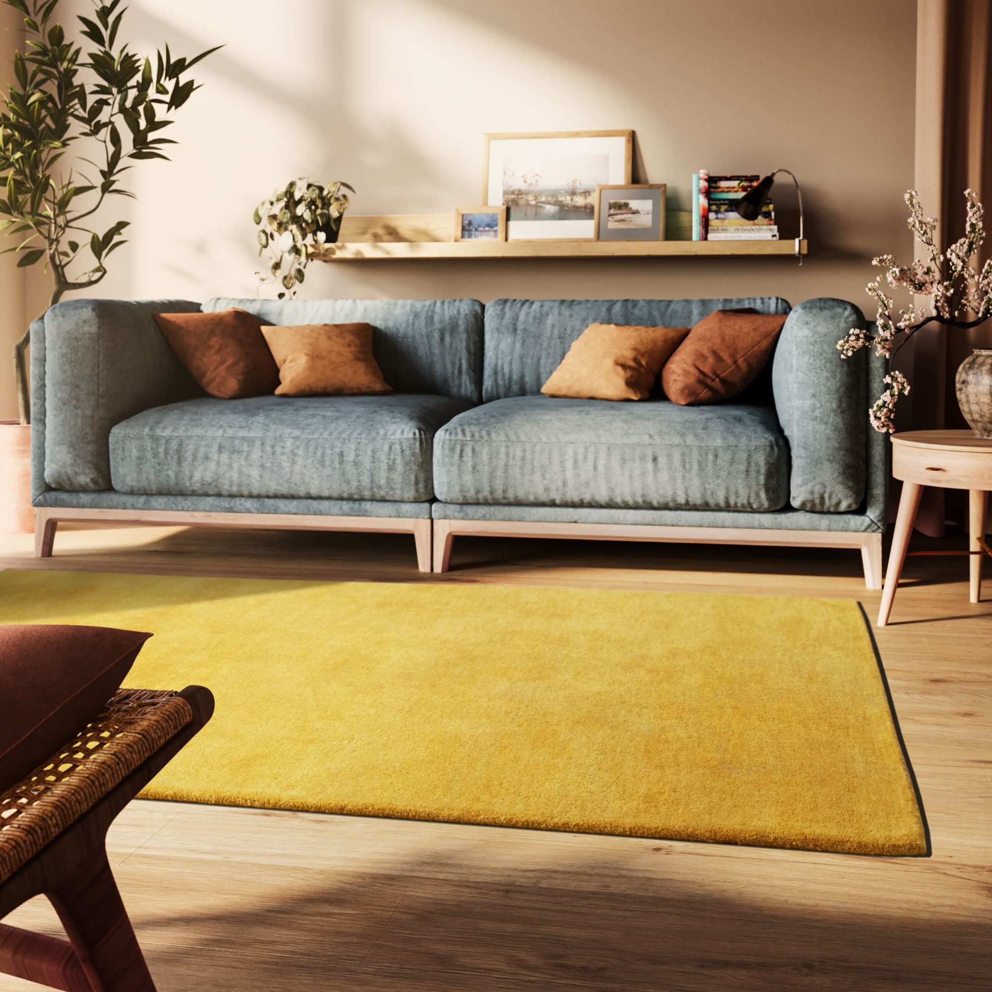 Steffensmeier Wollteppich Sowana, Rechteckig, Gabbeh, 100 % Schurwolle günstig online kaufen