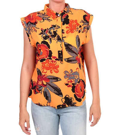 Lee® Blusentop »Lee Floral Bluse knalliges Damen Blusen-Shirt Sommer-Shirt mit Allover-Druck Orange«