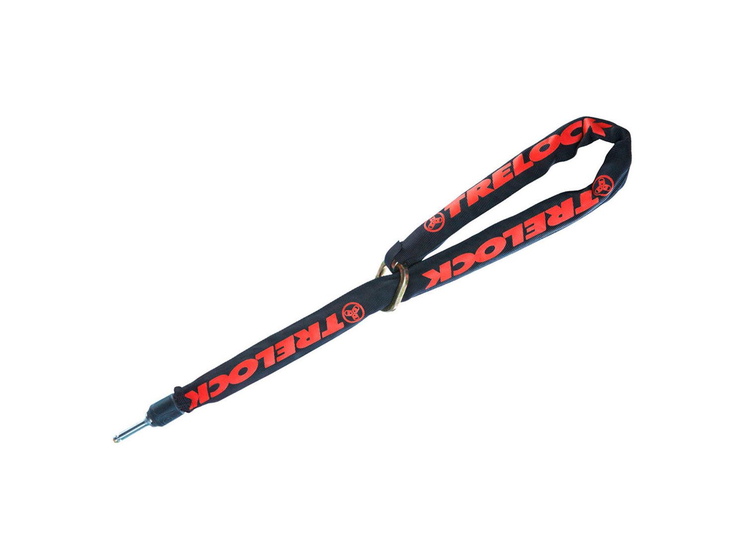 Trelock Rahmenschloss ZR355 Schloss-Einsteckkette, 100 cm schwarz