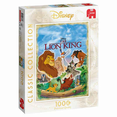 Jumbo Spiele Puzzle Disney Classic Collection König der Löwen, 1000 Puzzleteile