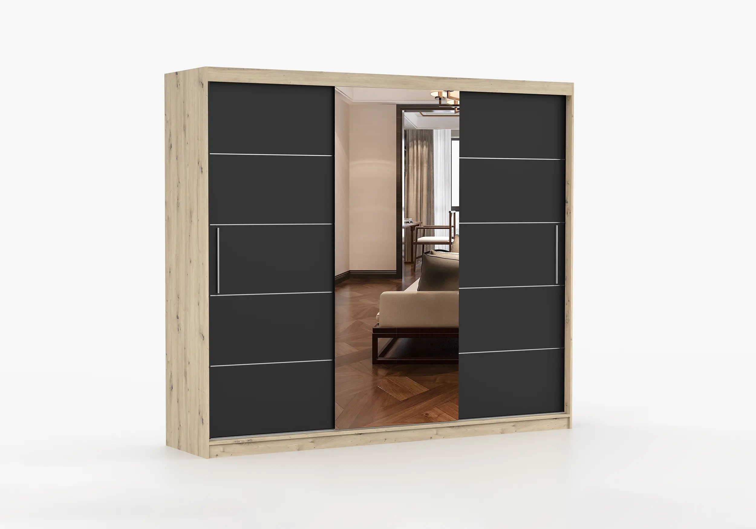 imoebel24 Schwebetürenschrank ALBA I A 250 günstig online kaufen