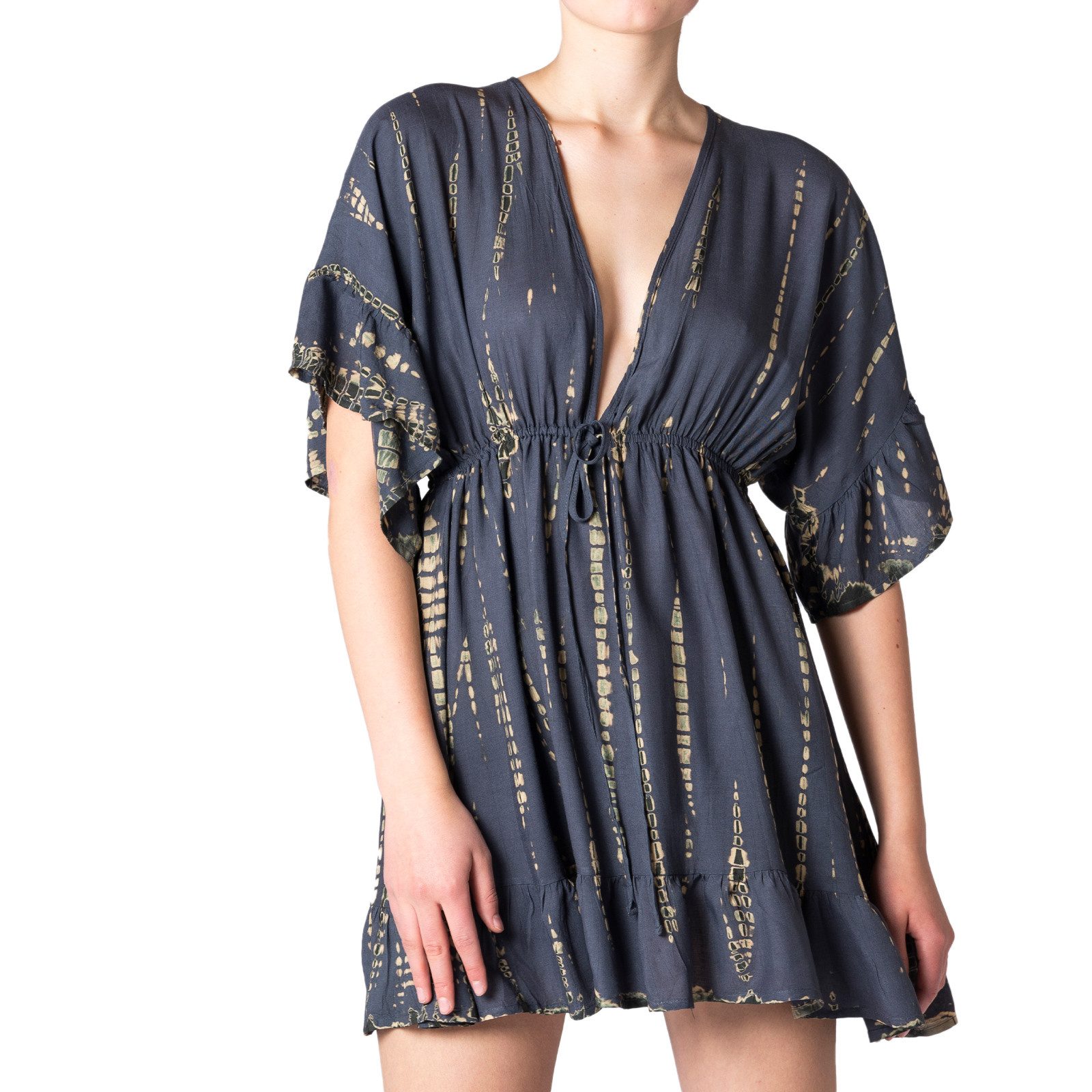 PANASIAM Tunikakleid kurzes Sommerkleid aus natürlicher günstig online kaufen