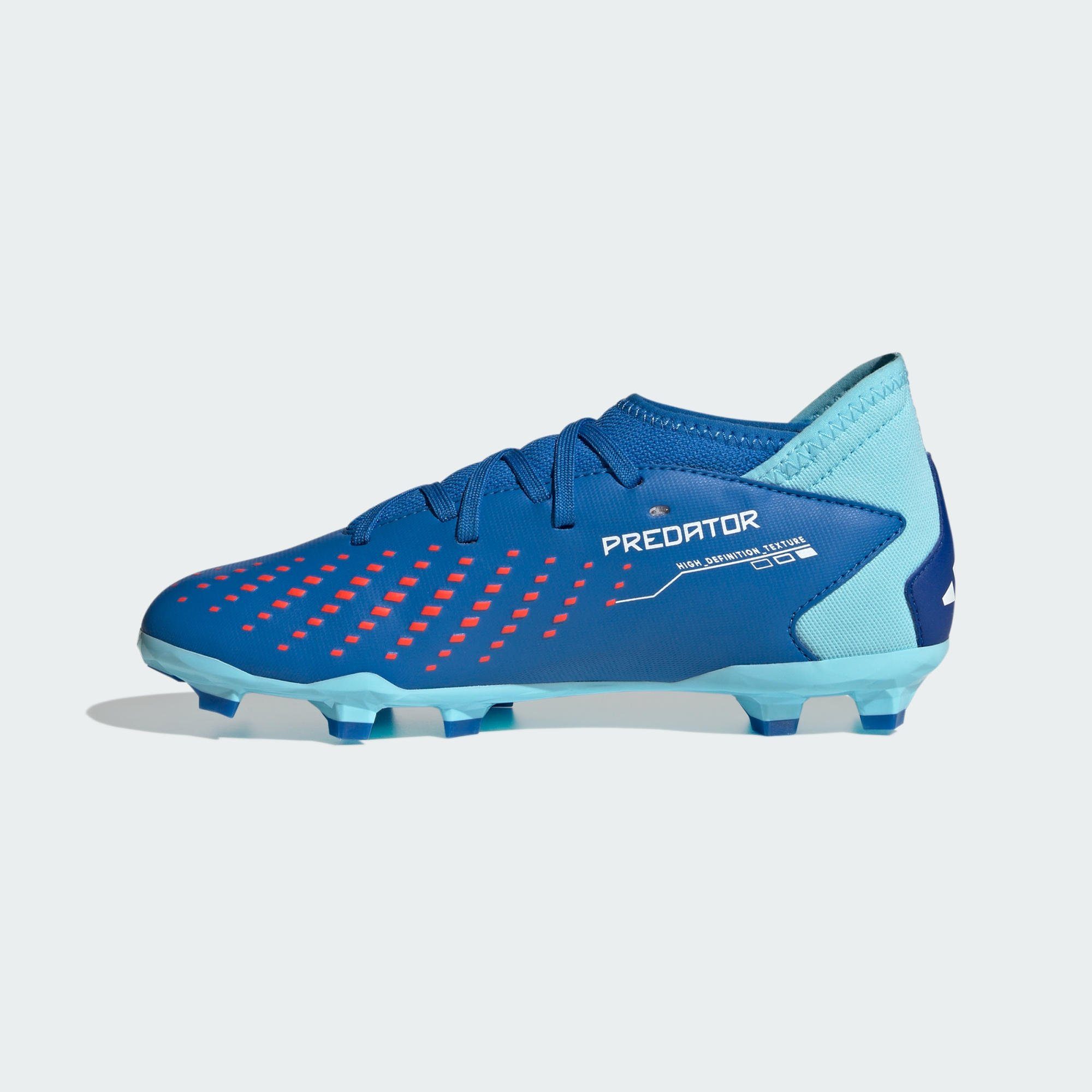 Bright Cloud Performance FG Fußballschuh Blue Bliss PREDATOR ACCURACY.3 adidas / White Royal FUSSBALLSCHUH /