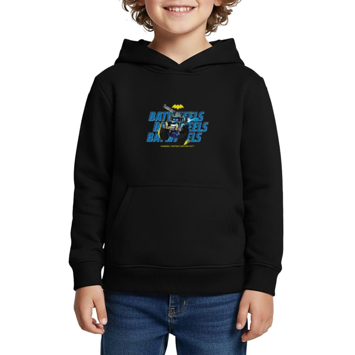 Hoodie Batwheels Mit Schriftzug Protect Gotham City Kinder Premium Hoodie