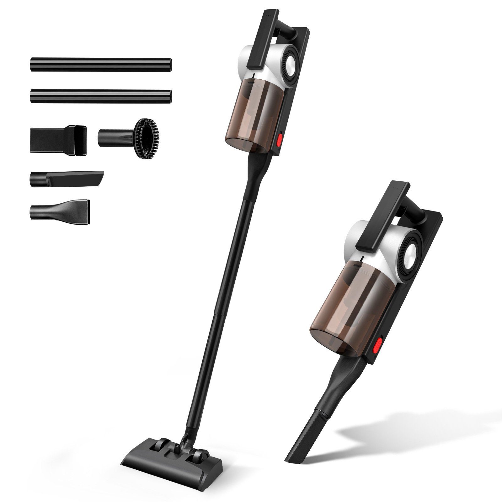 AUDEW Akku-Handstaubsauger H-107, 120,00 W, Beutellos, kabellos Nass-/ Trockenbenutzen 11000PA, HEPA Staubsauger für Auto Haus