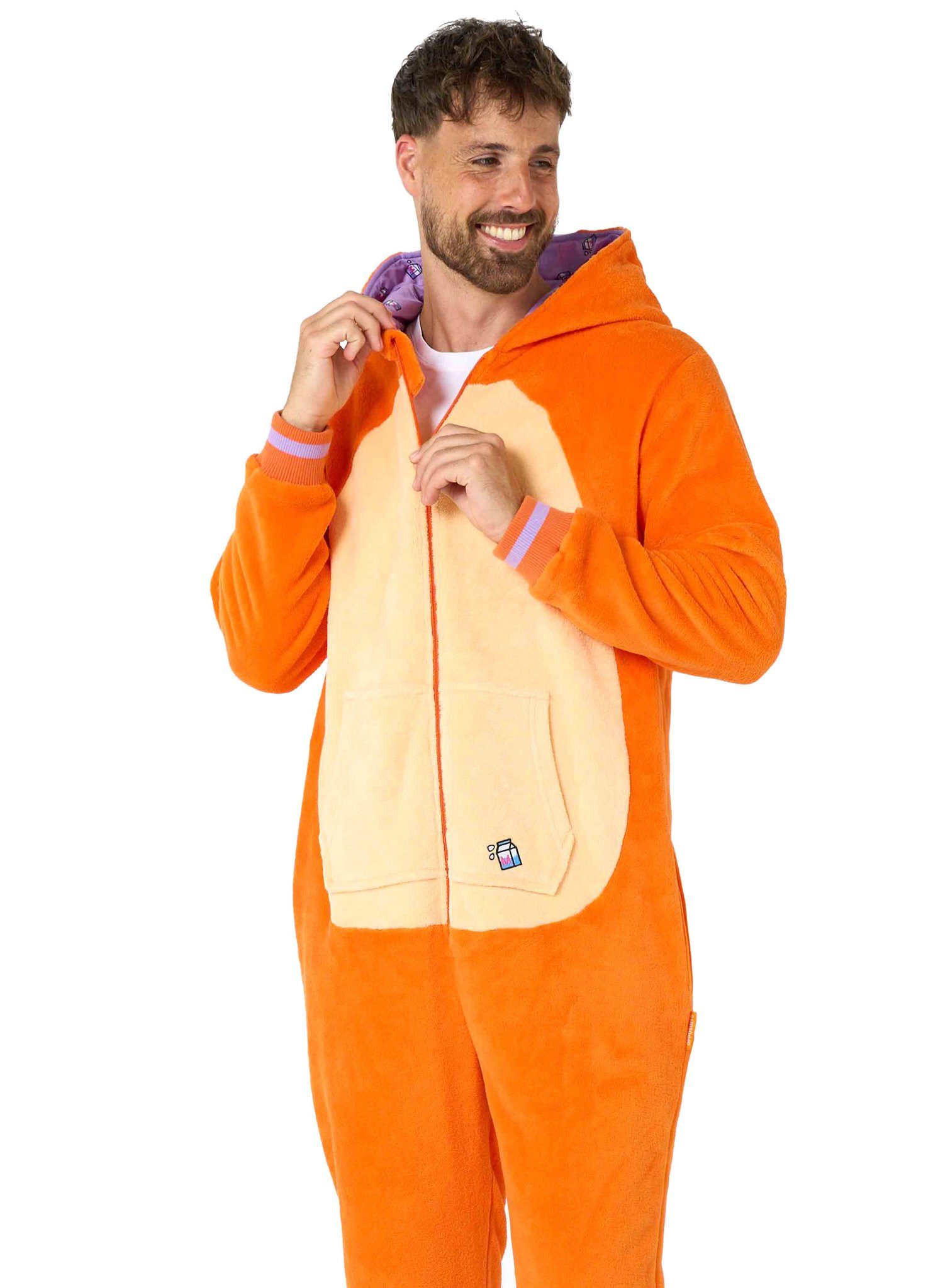 Opposuits Kostüm Rote Katze Onesie, Der Overall beweist: jedes Tier eignet sich zum Kuscheln!