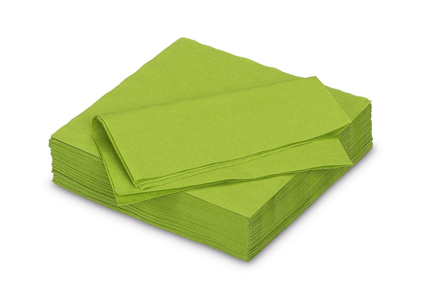 AVA Papierserviette, Servietten aus Papier 33x33cm 2-lagig 50 Stück Lindgrün