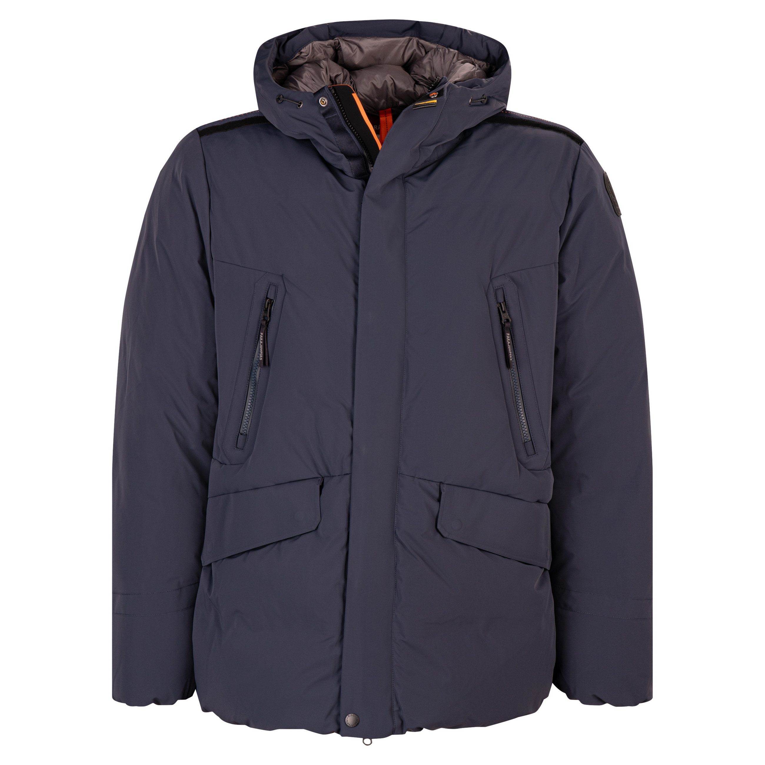 Parajumpers Daunenjacke PJS KAZU Daunen Jacke mit Kaputze Herren Black Schwarz