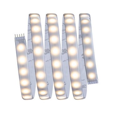 Paulmann LED-Streifen MaxLED 500 Basisset 1,5m 9W 230/24V 20VA Silber Kunststoff, 1-flammig, IP44 Cover 2700K