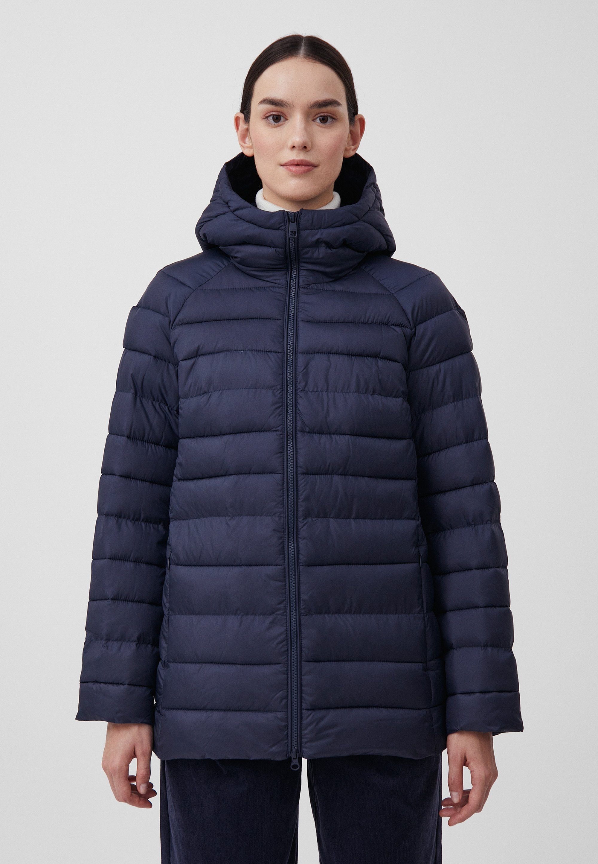 Finn Flare Steppjacke Klassisch mit wärmender Kapuze