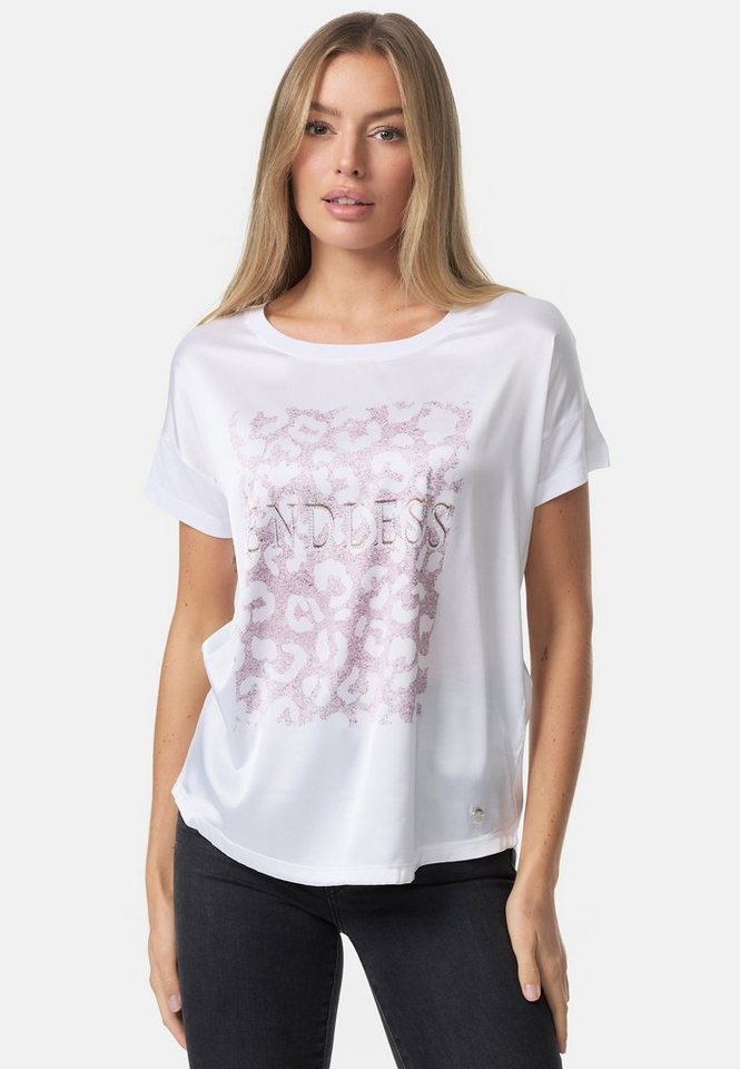 Decay T-Shirt mit schönem Frontprint, Aus einem angenehmen  Baumwollmischgewebe gefertigt