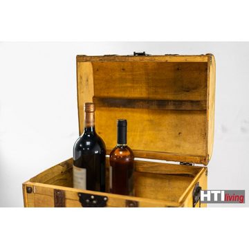 HTI-Living Weinregal Weinregal Truhe für 9 Flaschen Alistair, Stück 1-tlg., Barschrank