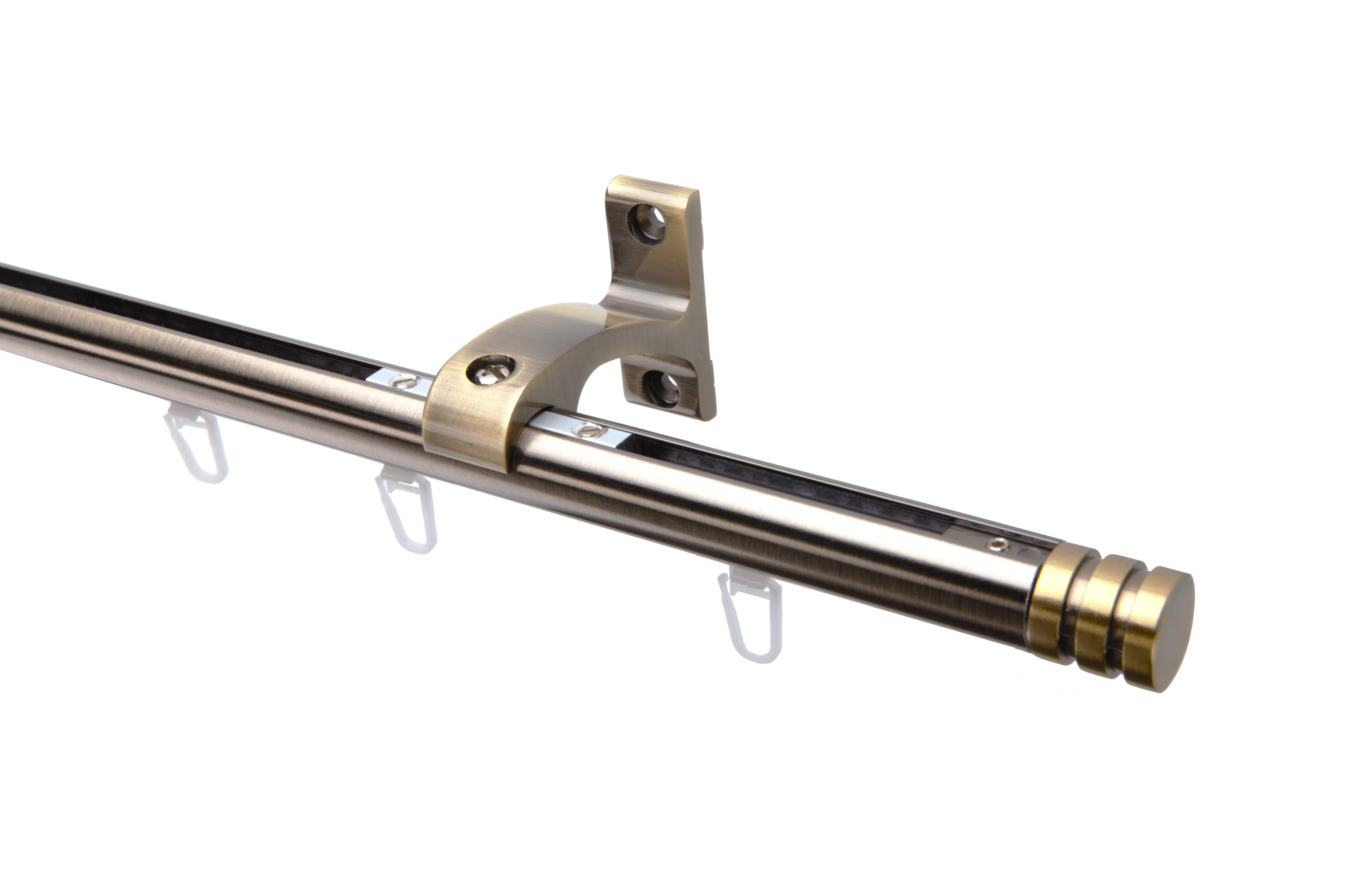 DécoProfi Innenlaufschiene Gardinenstangen Set 1-läufig, kurzer Träger, End günstig online kaufen