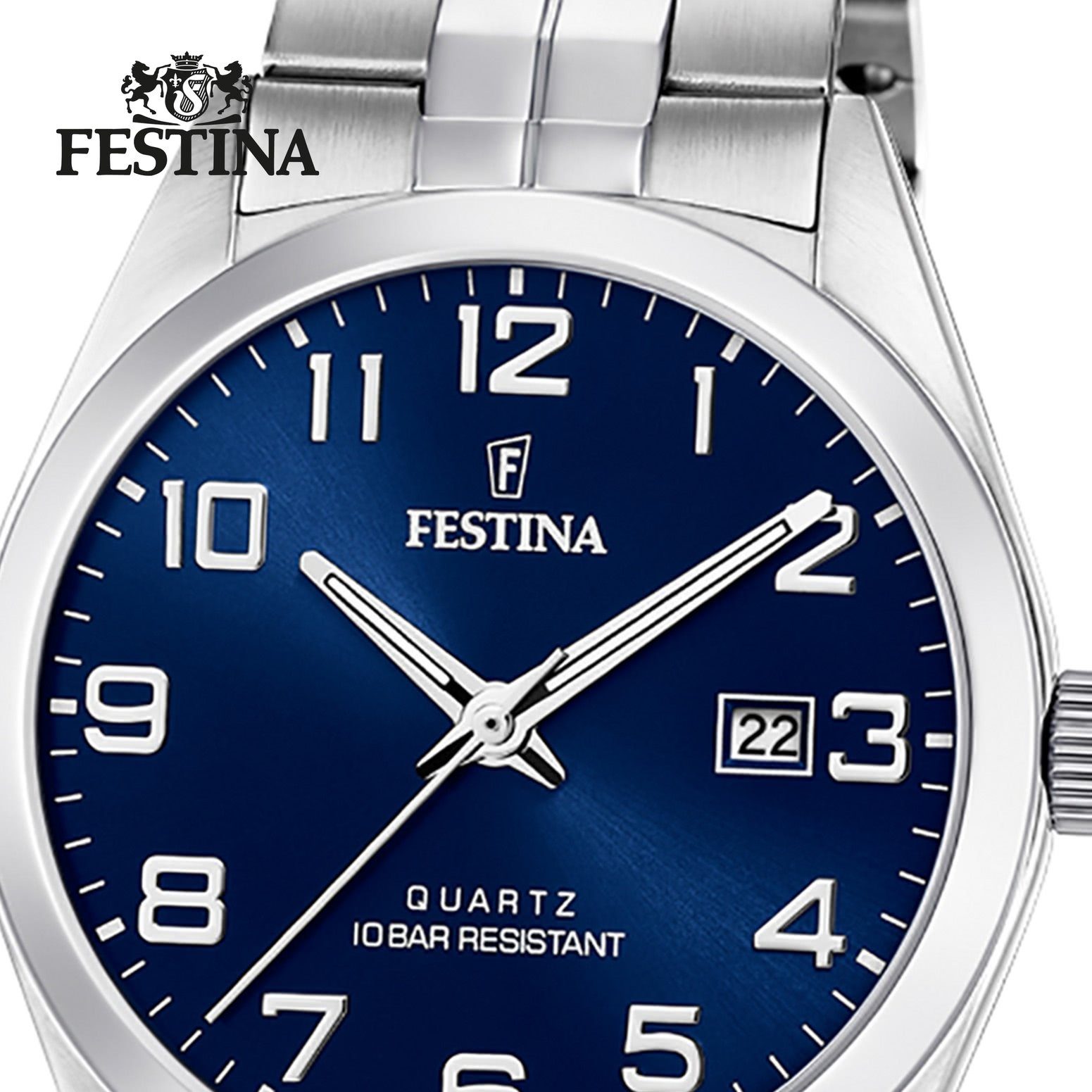 Festina Quarzuhr Festina Herren Uhr F20437/3 Edelstahl, (Analoguhr), Herren günstig online kaufen