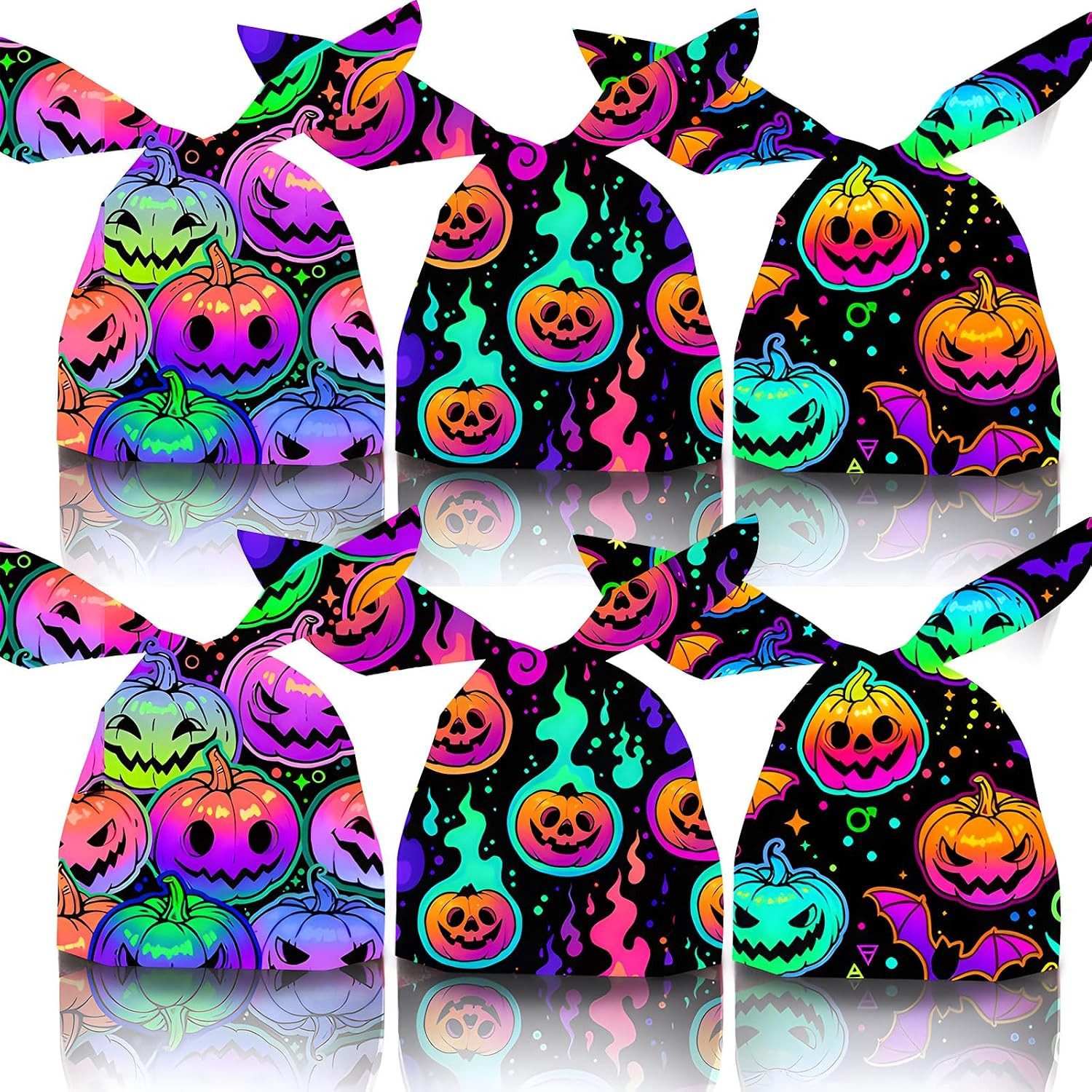 FELIXLEO Aufbewahrungsbox Halloween Geschenktüten, 50 Stück Süßigkeitentüten, Halloween Tütchen (1 St)