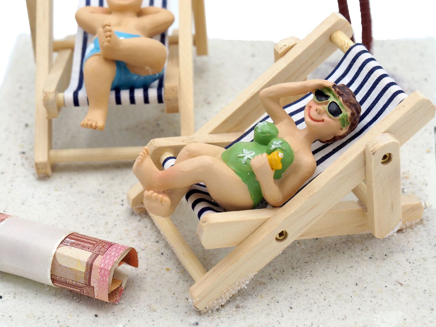 ZauberDeko Geschenkbox Geldgeschenk Verpackung Liegestuhl Urlaub Reise Strand Hochzeit – Bild 3 von 4