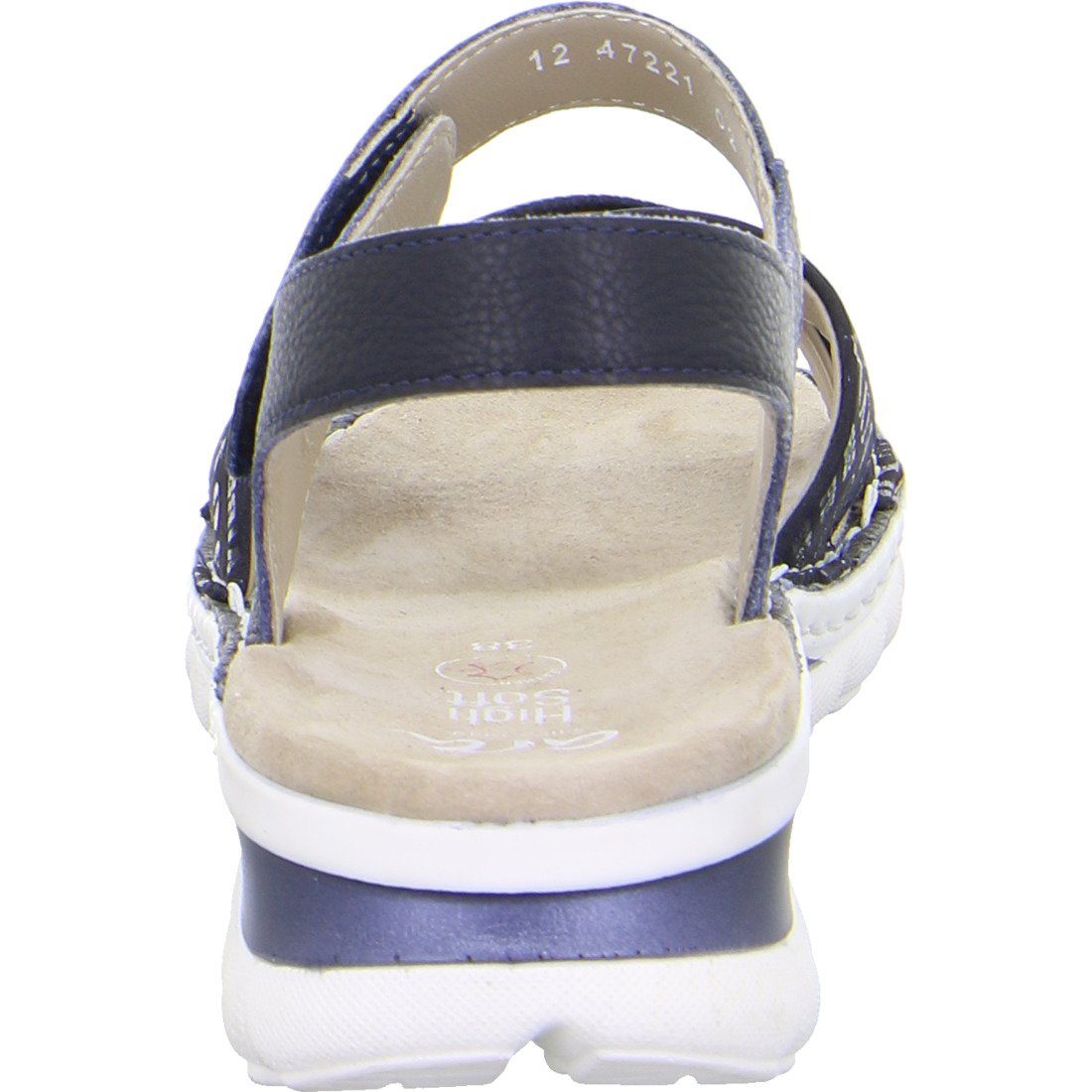 Sandalette Ara - Schuhe, blau Tampa Damen 048269 Leder Sandalette Ara