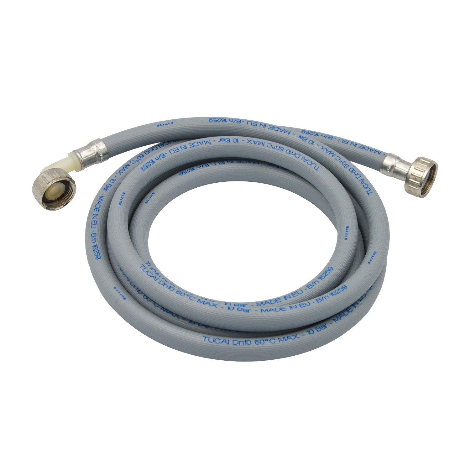 TUCAI Waschmaschinenschlauch Waschmaschinenanschlussschlauch aus PVC 2500 mm