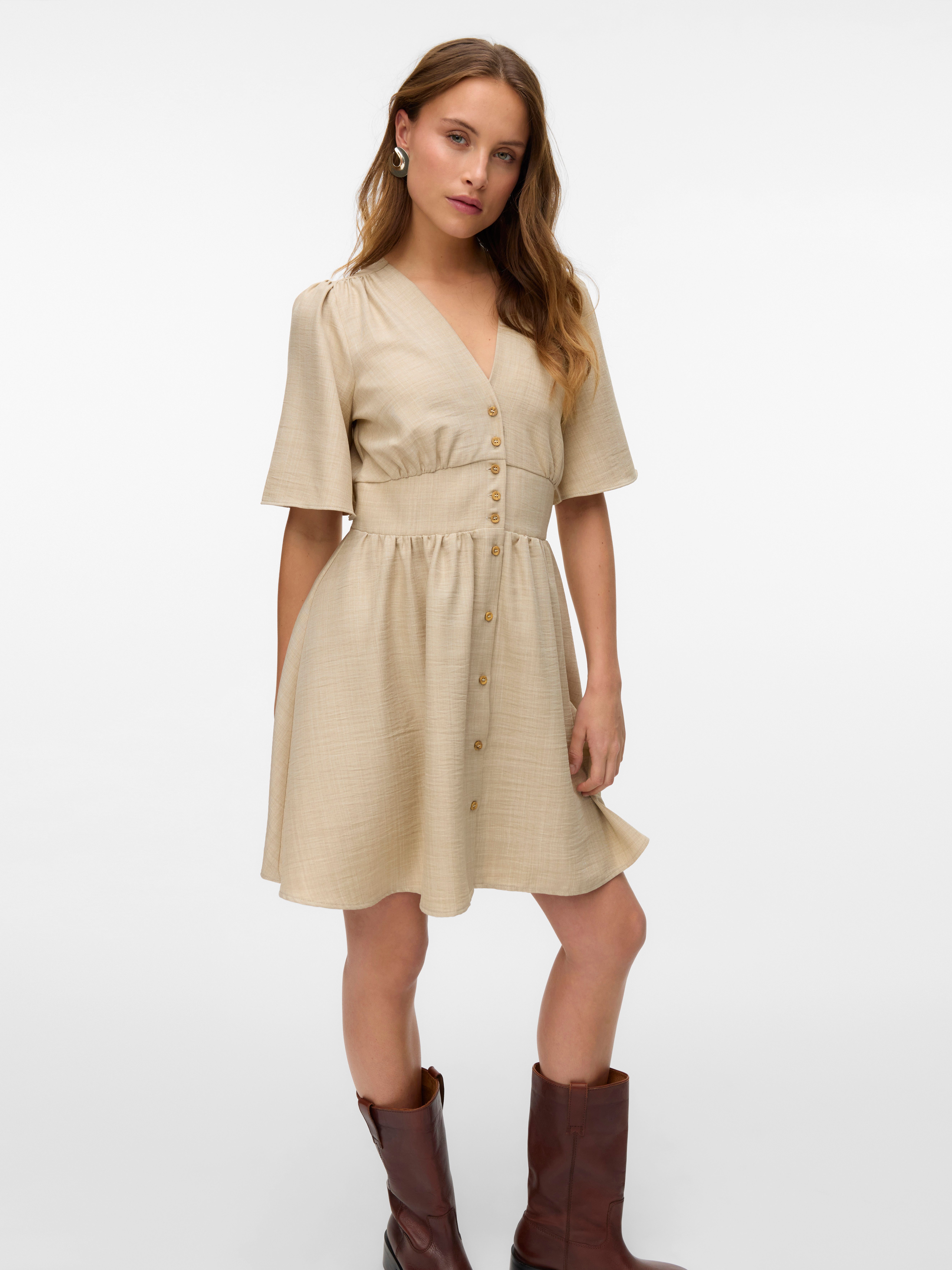 Vero Moda Minikleid VMMELANEY 2/4 SHORT günstig online kaufen