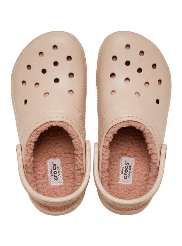 Crocs Sandale Classic Lined Clog (mit Innenfutter) caramelpink - 1 Paar Badeschuh